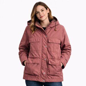 Vintage L.L. Bean Baxter State Parka Medium Mauve Pink Wool Lined Gorpcore Coat